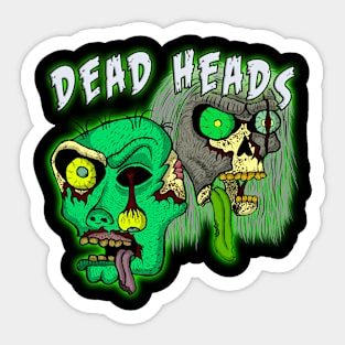 Dead Heads Sticker